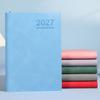 Office Supplies for Planning 2027 A5 Daily Planner, Imitation Leather 320 Page Schedule Notebook with Professional Time Management Journal Ribbon