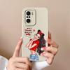 Anime Case For Poco F3 GT Soft Smooth Liquid Silicone Full Protection Anti Choc Phone Back Cover For Poco F 3 F3GT Protector