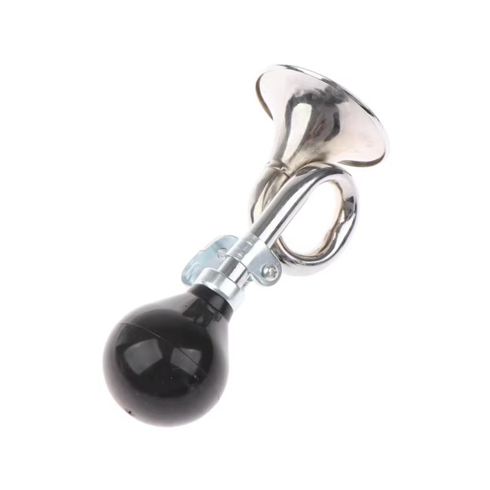 Silver Bike Snail Air Horn Squeeze Rubber Bike Bugle New Bicycle Bell