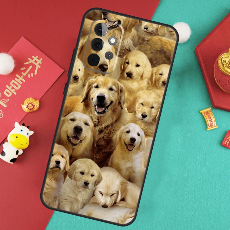Golden Retriever Dog Case For Samsung Galaxy A16 A17 A54 A34 A14 A15 A35 A55 A52 A12 A32 A13 A33 A53 A26 A36 A56