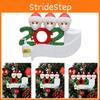 2020 Xmas Tree Ornaments Featuring Santa Claus With Mask And Diy Family Name