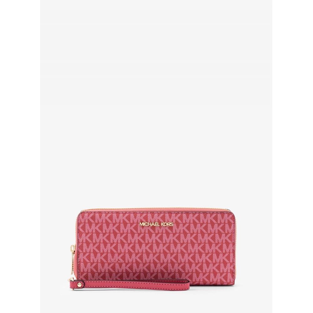 

Michael Kors [Japan Limited] Кошелек континентальный JET SET TRAVEL, большой, MK Signature 35R4GTVT3V7011, легкий ягодный сорбет F