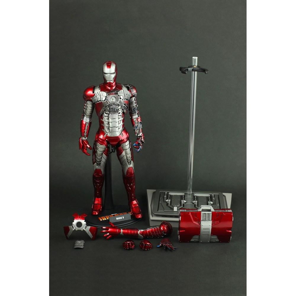 Hot Toys Movie Masterpiece Iron Man 2 1/6 Scale Figure Iron Man Mark V