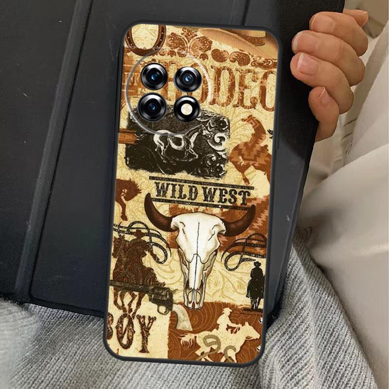 Cowboy Cowgirl Western Ranch Boho Case For OnePlus 13T 10T 8T 10R 12R 13R 15 13 12 11 10 9 Nord CE 5 2 3 4 Lite N20 N30 Cover