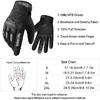 INBIKE MTB Mountain Bike Gloves Touchscreen With Thicken EVA Padded & TPR Knuckle Protection For BMX MX ATV Motorcycle