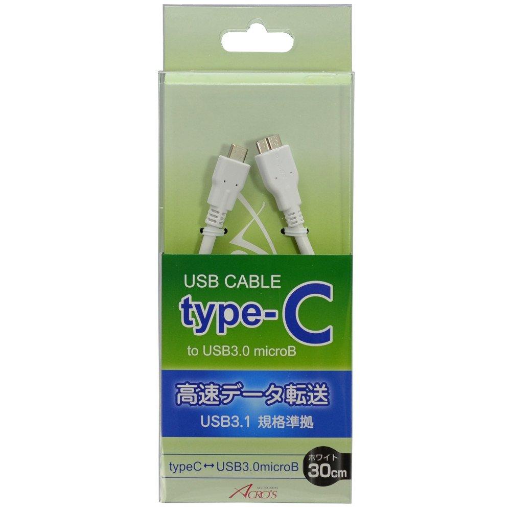 Over USB-kabel USB Type C til USB microB 3.0 0,3m ASB31-03CMB