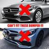 Front Bumper Lower Lip for Mercedes-Benz Class C W205 2014-2018 Trim Molding Chrome Car Body Kit Accessories