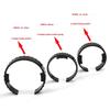 2Pcs Pet Grooming Dryer Connector Pipe Joint Clamp Dryer Hose Spare Rings Quick Connect Tube Clips for Pet Hair Dryer