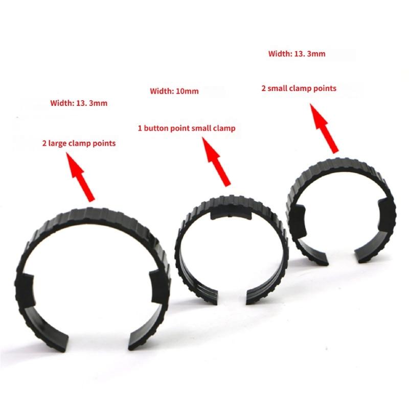 2Pcs Pet Grooming Dryer Connector Pipe Joint Clamp Dryer Hose Spare Rings Quick Connect Tube Clips for Pet Hair Dryer