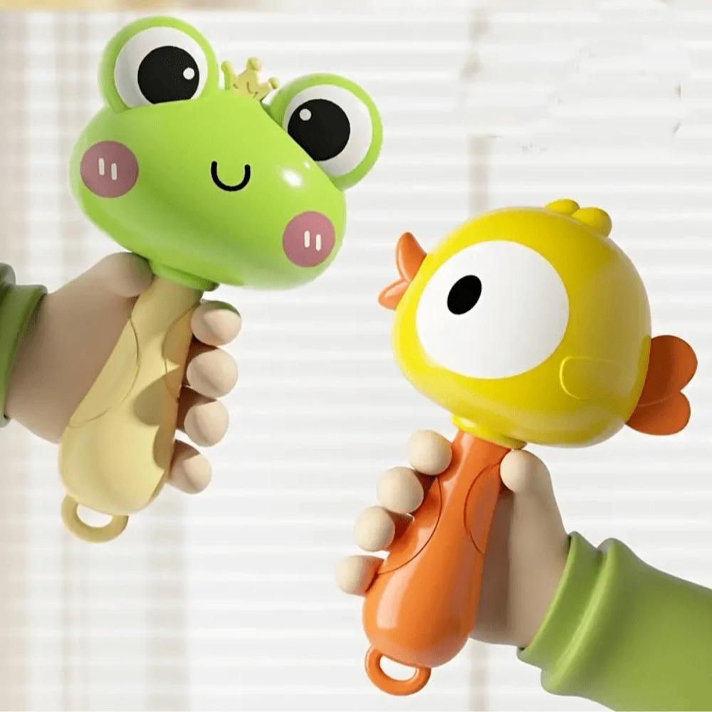 Baby Rattles Toy Cute Animal Hand Bell Grasping Ball Sensory Early Educational Toys For Infant