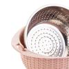 Colander with Mixing Bowl Set Fruit Vegetable Washing Basket Detachable Washer for Grapes Beans