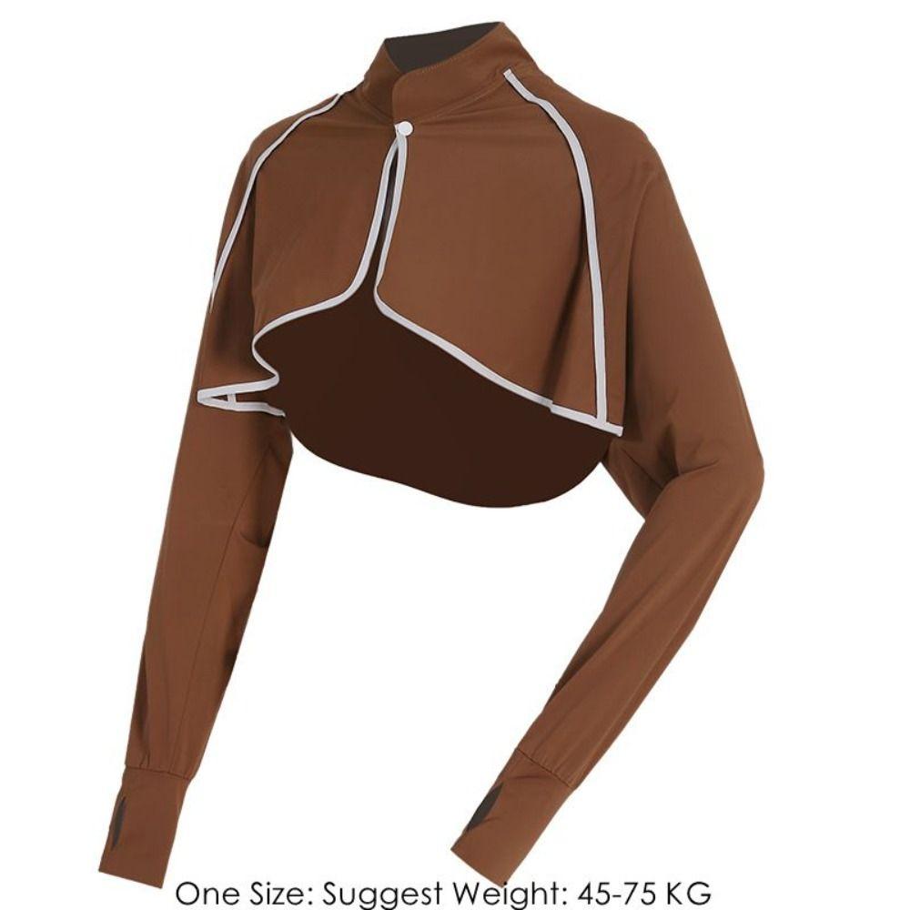 Solid Color Sunscreen Shawl Ice Silk Ice Silk Cape Creative Gift Thin Crop Top Summer Season