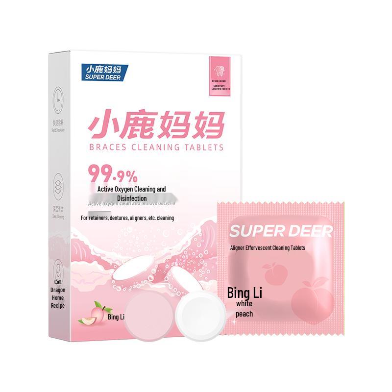 Xiaolu Mama Denture & Orthodontic Appliance Cleaner Tablets
