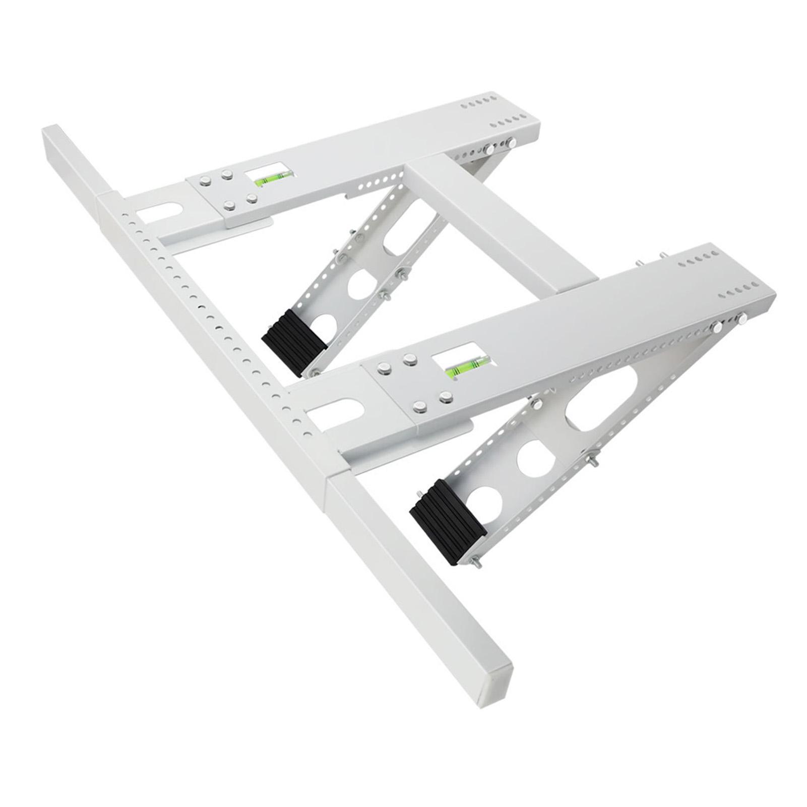 

Air Conditioner Stand Adjustable Hole Free Heavy Duty Steel 220lb Load Capacity Window Air