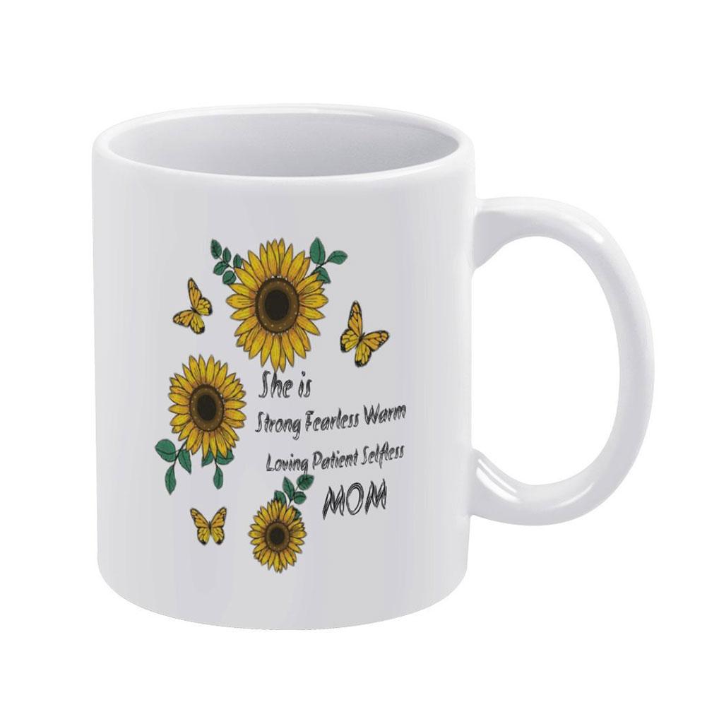 

Coffee Mug for Women & Men with Handle Milk Tea Cup 11oz Double-Sided Print Dishwasher and Microwave Safe for Home Office 11oz