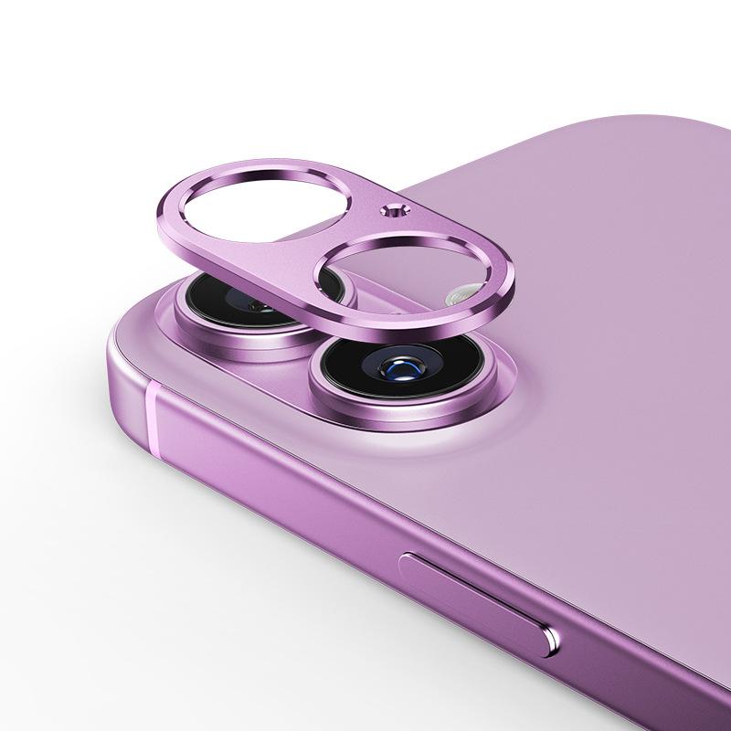 Do iPhone'a 16 Pro Max / 16 Plus Metalowy pierścień ochronny na obiektyw tylnego aparatu