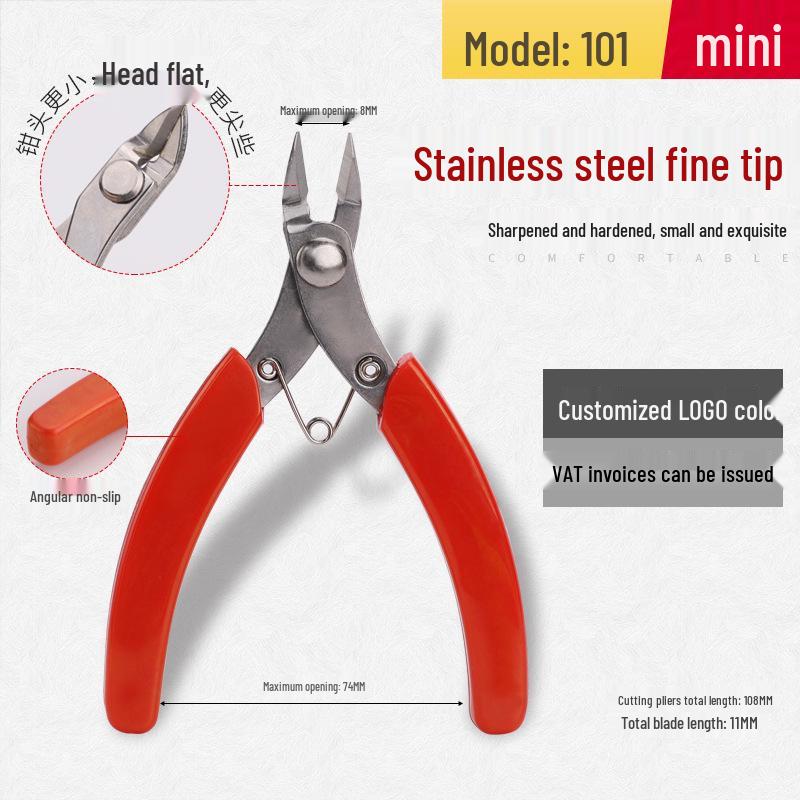 5-Zoll Antistatische Diagonale Nasen-Angusszangen Kunststoff Elektronikzangen