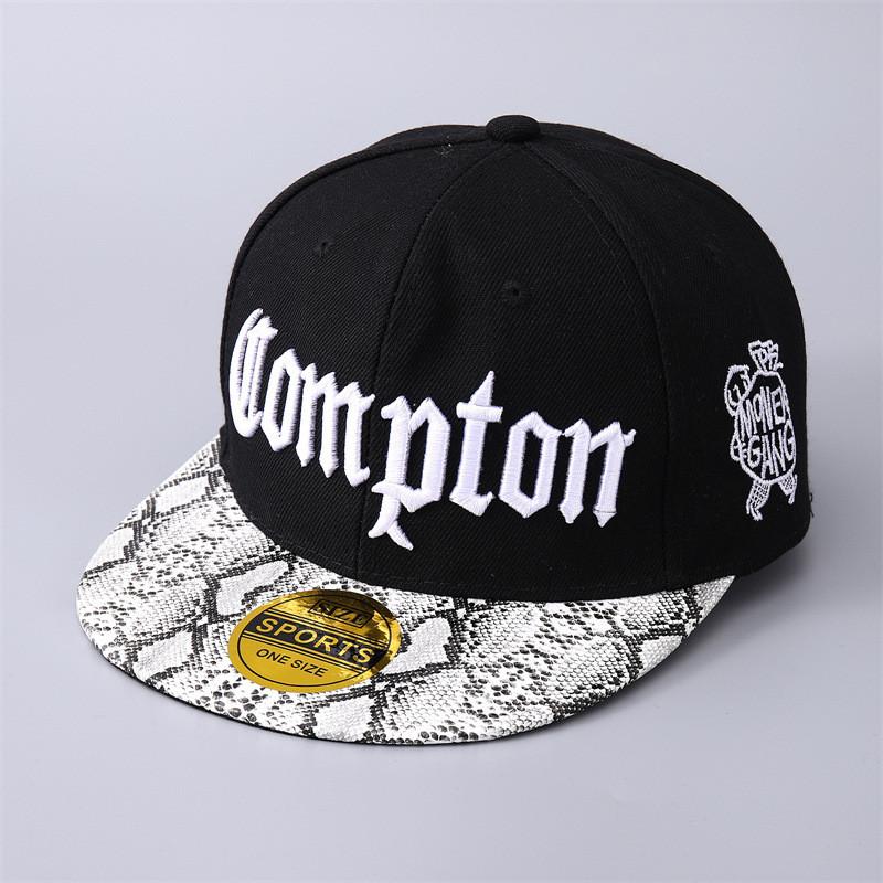 Compton Baseball Cap With Large Brim For Streetwear And Hip Hop Style