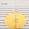 10/15/20/25/30CM Round Square Acrylic Mirror Wedding Party Table Centerpiece Mirror Tray Shatterproof Living Room Bedroom Bathroom Wall Decoration