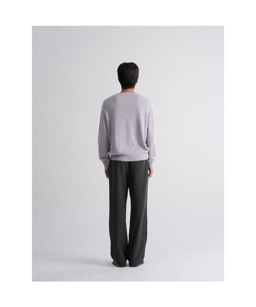 8seconds [Everyday Slacks] Fleece-Lined Semi-Wide Fit Slacks - Ash