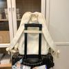 Student Schultasche Einfarbig Damen Rucksack College-Stil Große Kapazität Rucksack