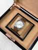 PABLO RAEZ Men's Dual Calendar Waterproof Quartz Watch with Leather Strap