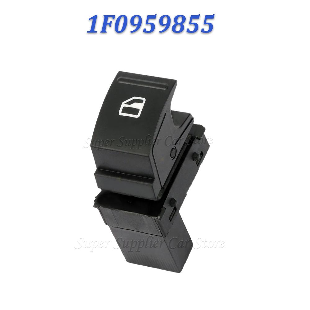 New 1PC Car Window Switch For VW Caddy 2K Jetta EOS Golf MK5 MK6 Passat B6 Polo 6R Touran SEAT 1F0959855 1K3959857A Switches4