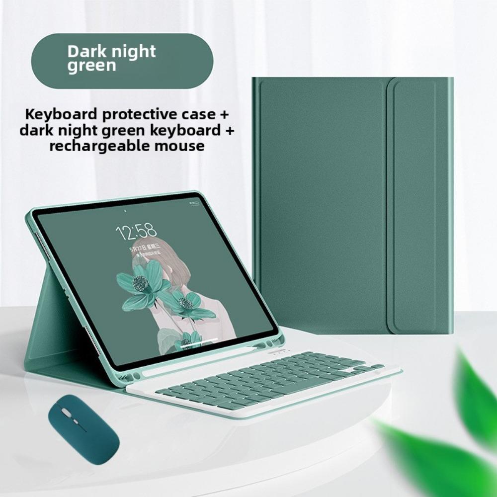 Bluetooth Keyboard Case for iPad Pro 11 with Pencil Holder 10.2 Mouse Keyboard Combo Mini 6 Protective Cover