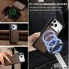 Detachable Magnetic Wallet Leather Phone Case for IPhone 17 Pro Max Air 16 Plus 15 14 13 12 11 Pro 16E Anti-Theft Brush Cover