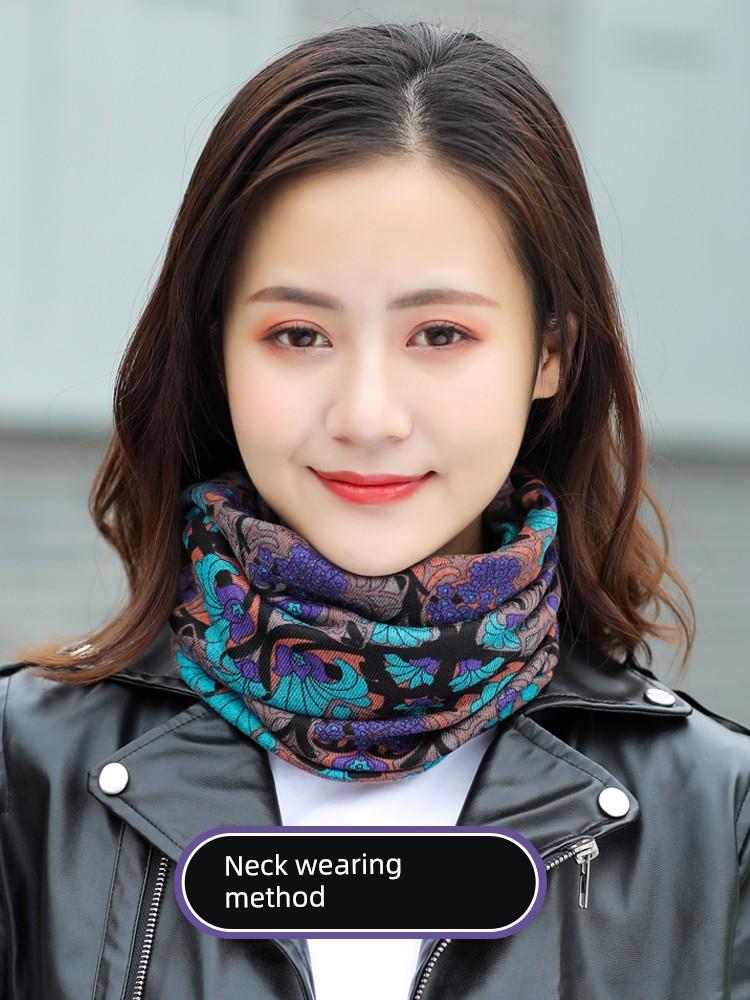 Fashion Hat Pullover Spring and Autumn Thin Dual-Use Scarf