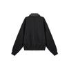 Nike Solo Wolle Varsity Kragen Bequeme Mode Langarmjacke Herrenjacken Schwarz Weiß FZ1168-010