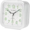 Analog Travel Alarm Clock, Compact, Silver TQ-141-8JF