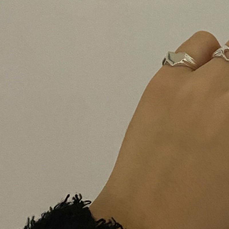 PARTY AFTER DARK Cloud Heart Ring Small ver.