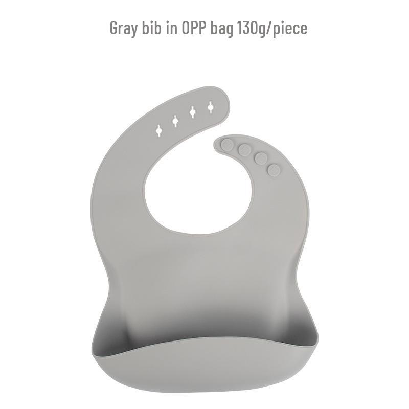 Doumo Waterproof Silicone Baby Bib - Oil-Proof & Wash-Free Saliva Towel