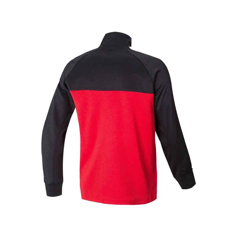 Adidas Casual Striped Jacket Unisex Jackets Black Red TR60J1-BR