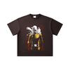 260 GSM Double Yarn 32 Count 100% Cotton One Punch Man V1 Saitama Print Unisex Heavy Cotton T Shirt
