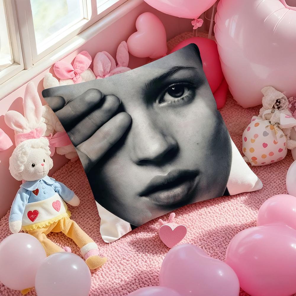 Fashion Modern Actor K-Kate Moss Cushion Cover Pattern Printed Pillowcase for Living Room Sofa Cushion Cover & Bedroom Decor