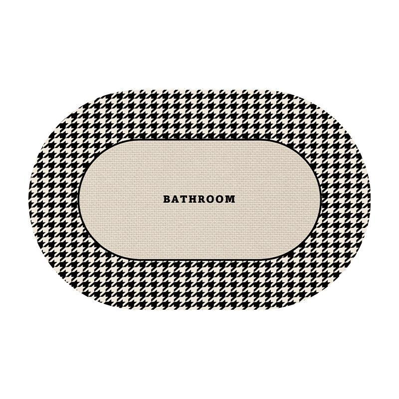 American Bathroom Sponge Thickened Moisture-wicking Slip-resistant Mat Bathroom Quick Drying Mat Toilet Toilet Soil-resistant Mat