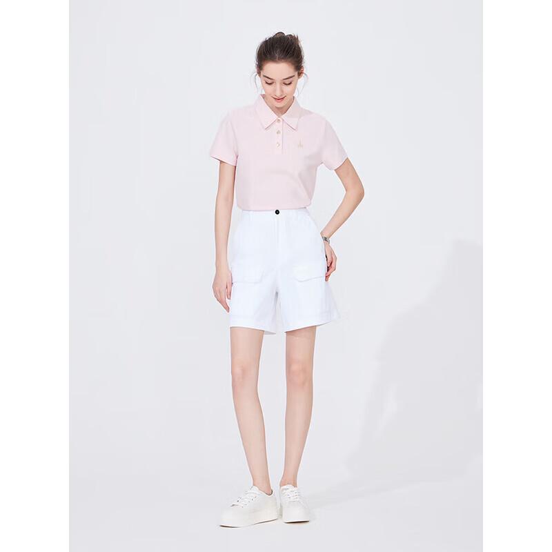 Navigare T-shirt à manches courtes et col polo pour femme 2025