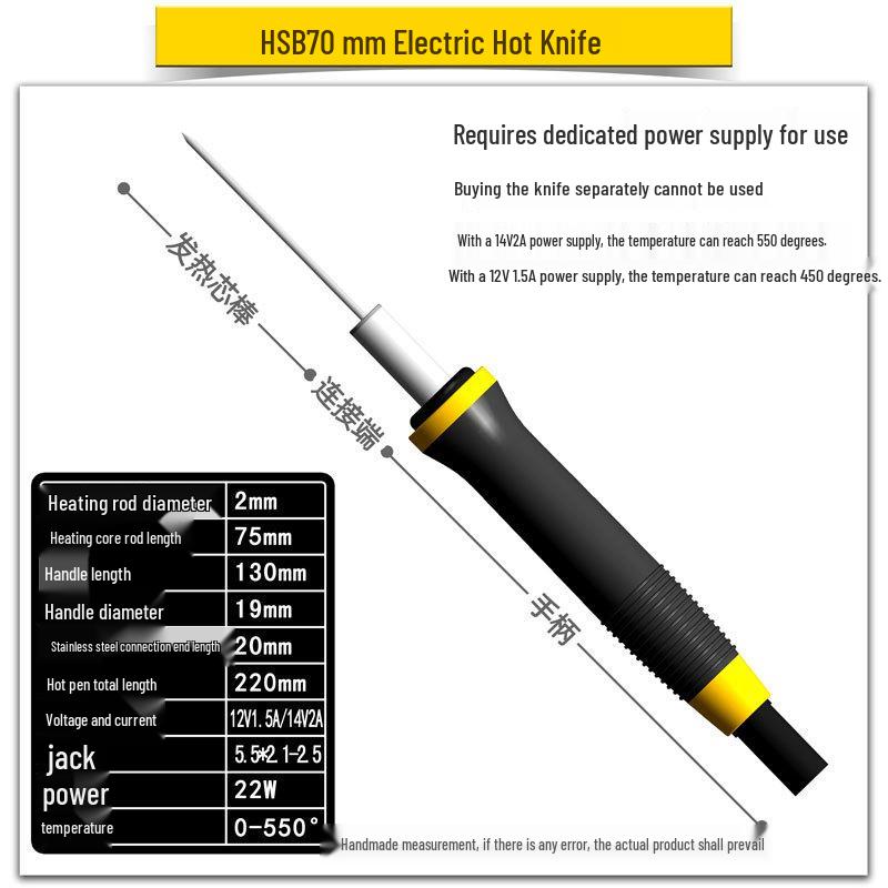 

Foam Polystyrene Board Cutting and Engraving Kit with Electric Hot Knife and Engraving Needle