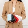 Black PU Mini Coin Wallet Classic Diamond-checkered Zipper Key Bag Money Pocket Purse Women Small Card Holder Coin Purse 6 Color