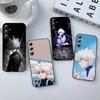 Hunter Killua Phone Case For Samsung Galaxy S24/S25/S22/S30/Note20/Lite/Ultra/5G/Plus/FE Soft Black