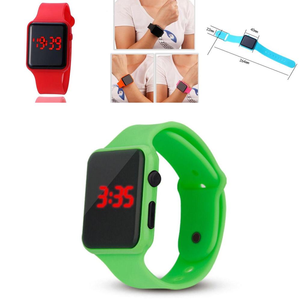 Stylish Electronic Digital Fashion Kids Waterproof Led Display Watch For All Ages
