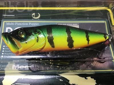 Megabass POP-X SP-C Rasta Peacock Limited Color Topwater Lure Sealed Rare