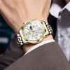 popular in silver and analog business watch by Stylish stainless steel watch for men with date simple large dial with Roman moon perfect as a Men's