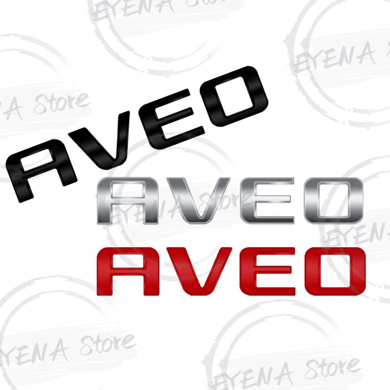 For Chevrolet Aveo Lettering Metal Badge Stickers Car Rear Trunk Emblem Decoration Car Styling