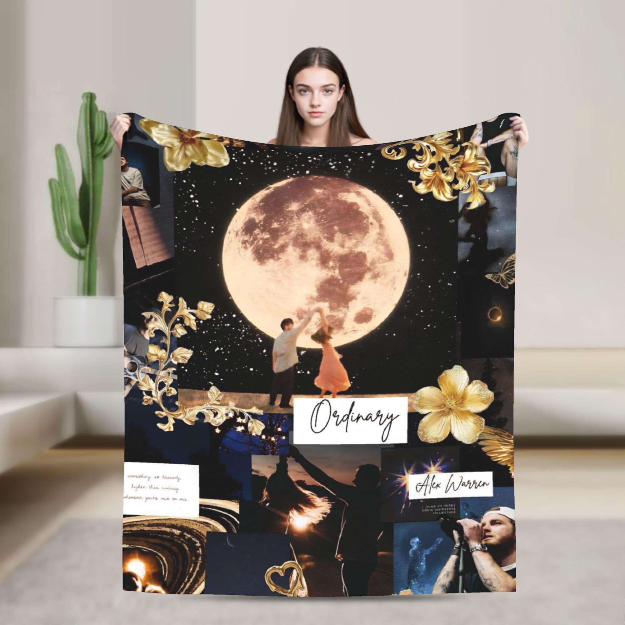 

Alex Warren Rapper Blanket Warm Soft Comfortable Plush Throw Blanket For Couch Chair Travel Flannel Bedspread Bed Cover 30x40in