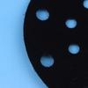 6Inch 15 Holes Pneumatic Dry Grinding Head Sponge Buffer Pad Dry Grinding Machine Soft Pad Self-Adhesive Grinding Machine Tray P