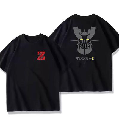 Unisex Cotton TShirts Mazinger Z Anime Robot Summer Casual Fashion Short Sleeve T Shirt Oversized Harajuku Tees Tops Kid Clothing