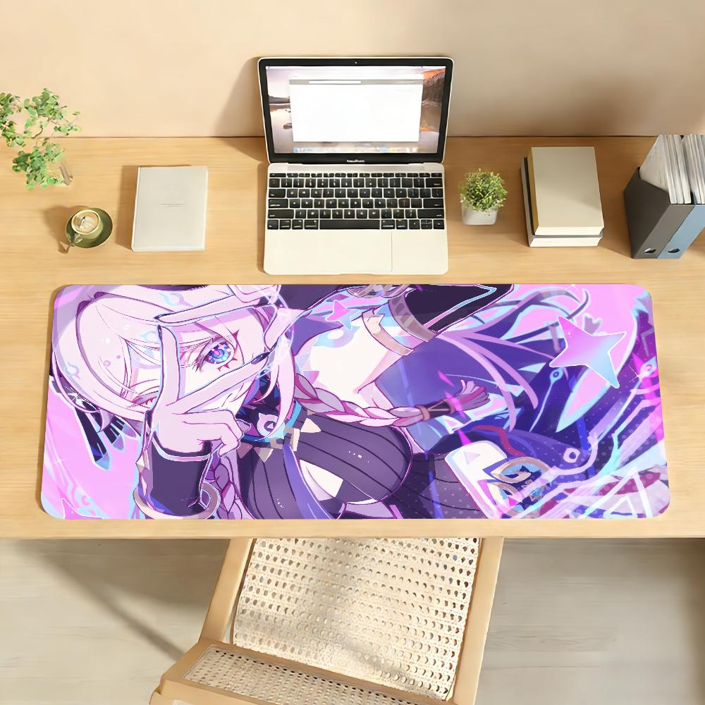 Tapis de Souris Genshin Impact Citlali Caoutchouc Antidérapant Gamer Équilibre Tapis pour Ordinateur Décoration Deskmat Ordinateur Portable Bureau Grand